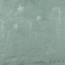 FBP305-SG: Sage Animals Embossed Wrap